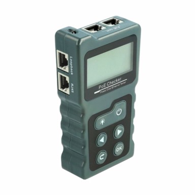 DELOCK Mrežni tester 63110, RJ45, PoE, DC digitalni