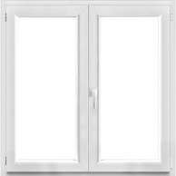 SAMOPEV PVC prozor 70 100x100 D Low.e otkopno/zaokretni 2 krila UW1,3, bijela