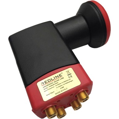 REDLINE LNB Quad WL-4 6238, 0,2 dB sum, vodonepropusan