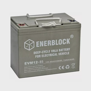 ENERBLOCK AGM baterija 12V 85Ah za električno vozilo, Deep-cycle
