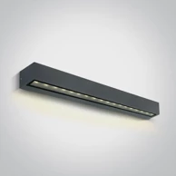 Zidna svjetiljka, LED, 13W, 3000K, IP65, DM67526A3/AN/W, antracit