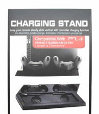 +CLASS Docking stanica, za hlađenje PS4 s punjačem za 2 PS4 kontrolera