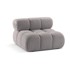 MICADONI HOME Svijetlo siva modularna sjedeća garnitura od bouclé tkanine (srednji modul ) Bellis, 94x94x70,05 cm