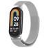 B-STRAP Milanese remen za Xiaomi Mi Band 8, silver