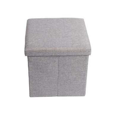 LIVING IN Tabure četvrtasti sa spremnikom 38x38x38 cm, sort boja