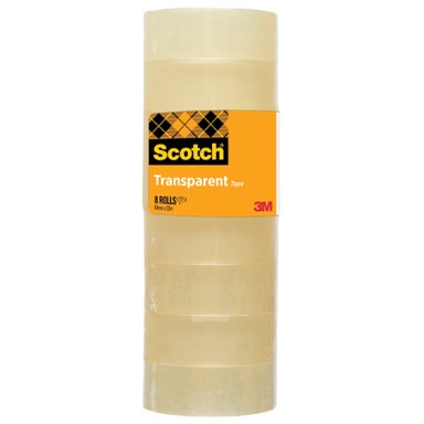 3M Traka ljepljiva Scotch 508, 19 mm, 33 m, pakiranje 8 kom, prozirna