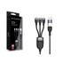 CONCEPTRONIC Adapter kabel ETTA06B15 USB 3-u-1 PD3.0 100W 1,5 m, crna