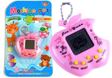 Tamagotchi elektronika ljubimac, oblik jabuke, ružičasti