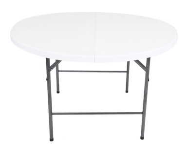 ROJAPLAST Stol, ugostiteljski, sklopivi, ø122 cm, bijeli