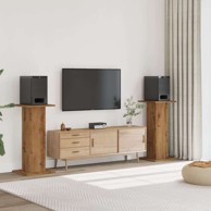 Stalci za zvučnike, 30 x 30 x 95 cm, konstruirano drvo, boja hrasta, 2 komada