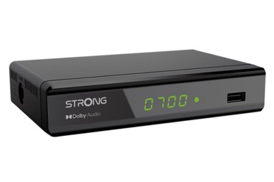 STRONG TV tuner SRT 8119, DVB-T2 HEVC/H.265, Dolby Digital Plus