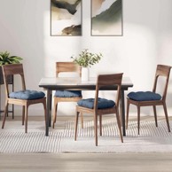 Jastučići za sjedenje 4 kom 40x40 cm kordura tekstil, plavi
