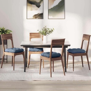 Jastučići za sjedenje 4 kom 40x40 cm kordura tekstil, plavi