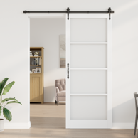 Unutarnja vrata s staklom 'ORKDAL' bijela 93x232x4 cm