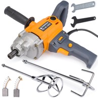 POWERMAT Miješalica za boju i ljepilo, 2400 W, 2× miješalica Ø 120 mm, M14