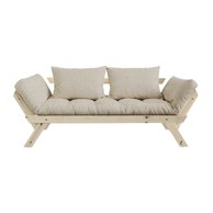 KARUP DESIGN Podesivi kauč Bebop Natural Clear/Linen Beige, 176x80x75 cm