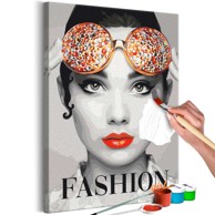 Slika za samostalno slikanje Fashion Girl 40x60