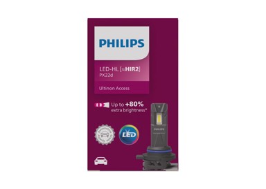 PHILIPS Žarulja LED hir2 12v 20w 6000k 11012u2500cx ultinon access 2500 plug and play px22d 2/1