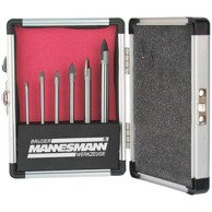 MANNESMANN Set svrdla za staklo i pločice M54806