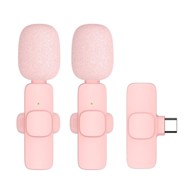 MG Mikrofon K1, bežični, USB-C, 2 kom, ružičasti