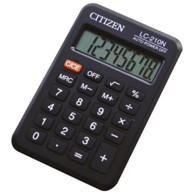 ELEVEN Kalkulator LC-210NR, komercijalni, 8 mjesta, crni