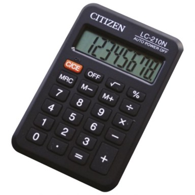 ELEVEN Kalkulator LC-210NR, komercijalni, 8 mjesta, crni