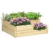 HOMESTAR Povišeni vrtni krevet 235x66x26 cm, od prirodnog drva