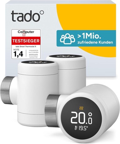 TADO Pametni termostat za radijator X, 3 kom.