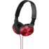 SONY On-ear slušalice MDR-ZX310 MDRZX310R.AE, crvene