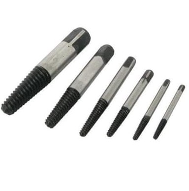 BEAST TOOLS Alat za vađenje oštećenih vijaka, 3–25 mm, 6 kom