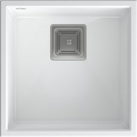 QUADRON Sudoper David 40, snježno bijeli/čelik