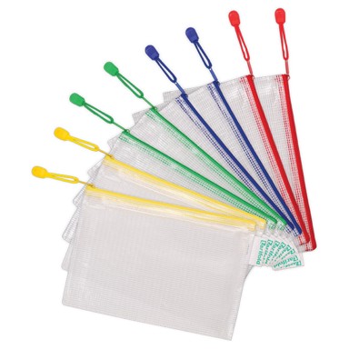 TARIFOLD (DJOIS) Etui PVC sa zipom A5 509029, prozirno bijeli, sortirano