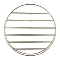 PT LIVING Zidni metalni držač za boce vina, Redondo, 12 boca, 80x80x9 cm, zlatna
