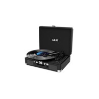 AKAI Gramofon ATT-18BT, USB, BT, ugrađeni zvučnici, crni