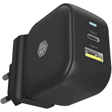 ICYBOX Zidni punjač, dual USB, QC3.0, Power Delivery, 38W