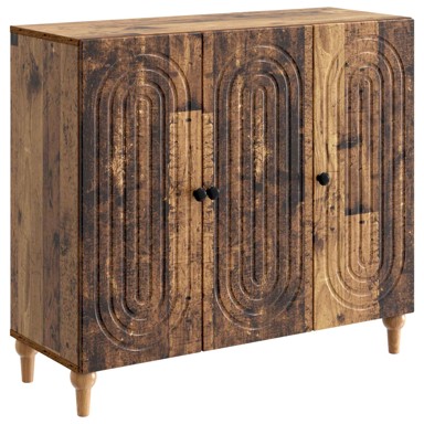 Komoda uz krevet, dimenzije 89 x 34,5 x 80 cm, konstruirano drvo, staro drvo