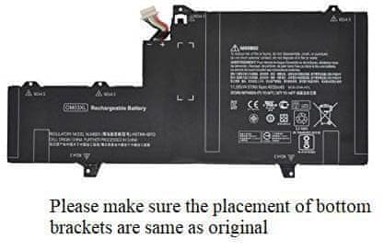 COREPARTS Baterija za HP laptop 54,29Wh Li-Pol 11,55V 4700mAh crna