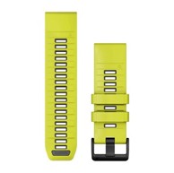 GARMIN Remen za pametni sat QuickFit, 26mm, silikonski, Amp Yellow Graphite