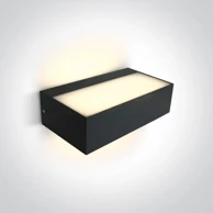 Zidna LED svjetiljka, LED, 2×4,5 W, 3000 K, 2×315 lm, 230 V, IP54, antracit