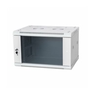 NAVIATEC zidni ormar, 6U, 600x500 mm, rastavljen, model QA-65G, sivi  