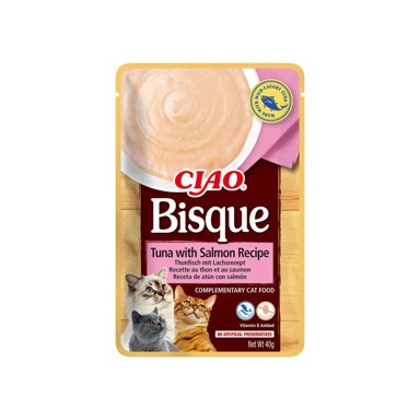 CIAO CAT Hrana za mačke BISQUE TUNA I LOSOS 40 g