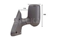 ALKAR Retrovizor Ford Transit 00-06, lijevi, vanjsko podešavanje, kratka ruka, 9201960