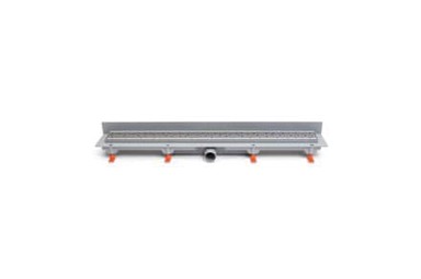 ENPRO Linearni odvod u podu za zid, 650 mm, D 40 mm, bočni, square mat