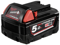 MILWAUKEE Baterija AKU M18B5, 18V / 5.0 Ah