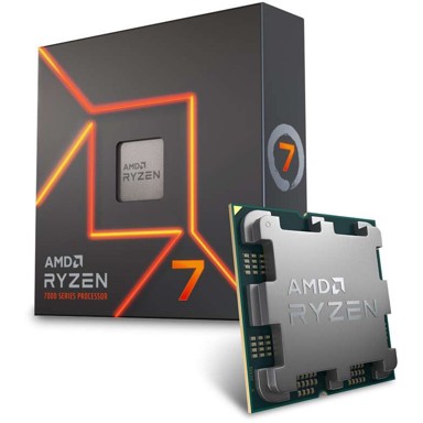 AMD Procesor Ryzen 7 7700X, AM5, 4,5 GHz, 8 jezgri, 40 MB, 105 W