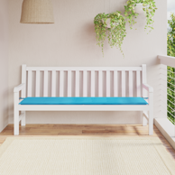 Jastučić za vrtne klupe 180x50x4 cm Oxford tkanina, tirkizni
