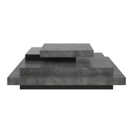 TEMAHOME Stolić za kavu Slate 110x110 cm u betonskom dekoru sivi