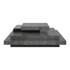 TEMAHOME Stolić za kavu Slate 110x110 cm u betonskom dekoru sivi