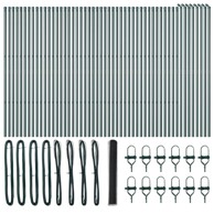 Heksagonalna ograda 1 2x100 m čelik, siva