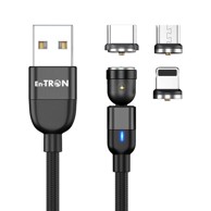 EN-TRON Kabel USB rotirajući magnetski 3u1